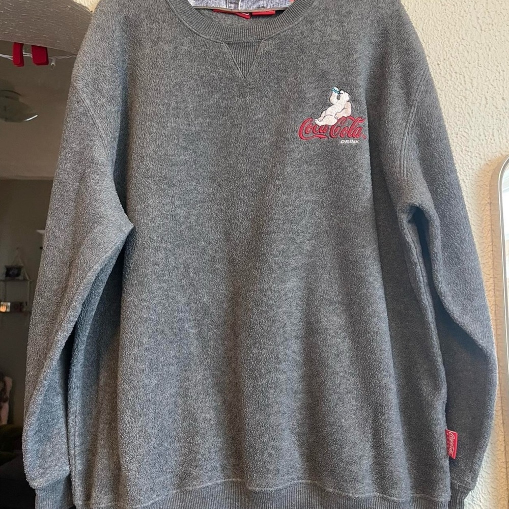 Coca Cola Charcoal Crewneck Sweater